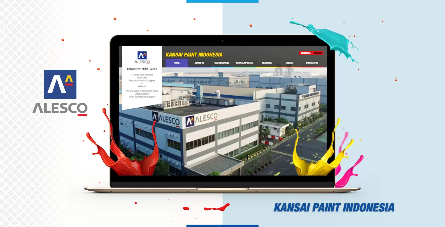 Pembuatan Website Kansai Paint