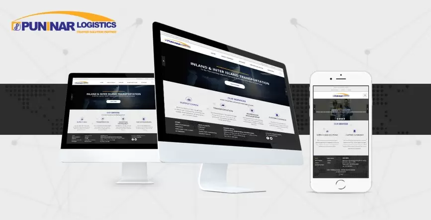 Pembuatan Website Puninar Logistics